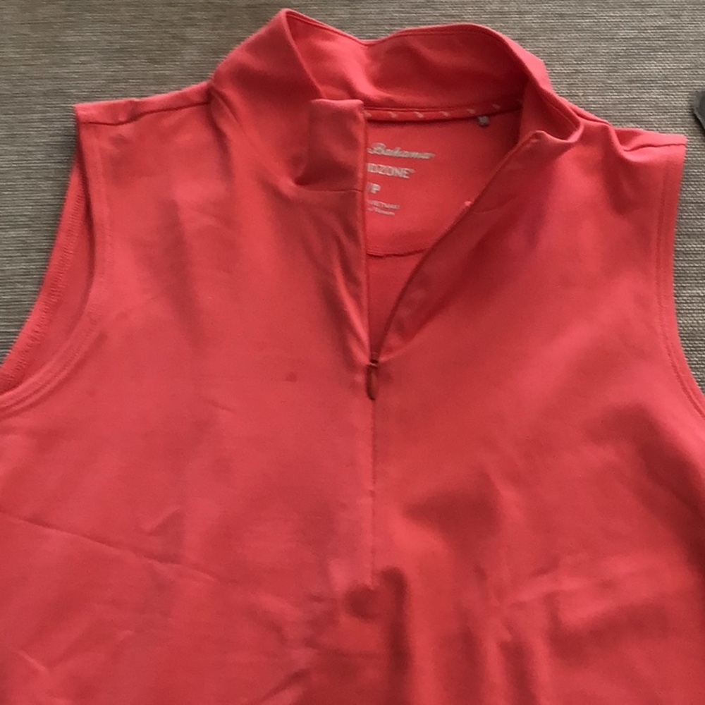 Tommy Bahama half zip mock turtleneck